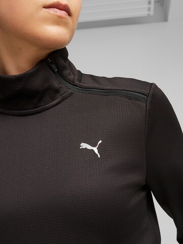 PUMA Sportpullover in Schwarz