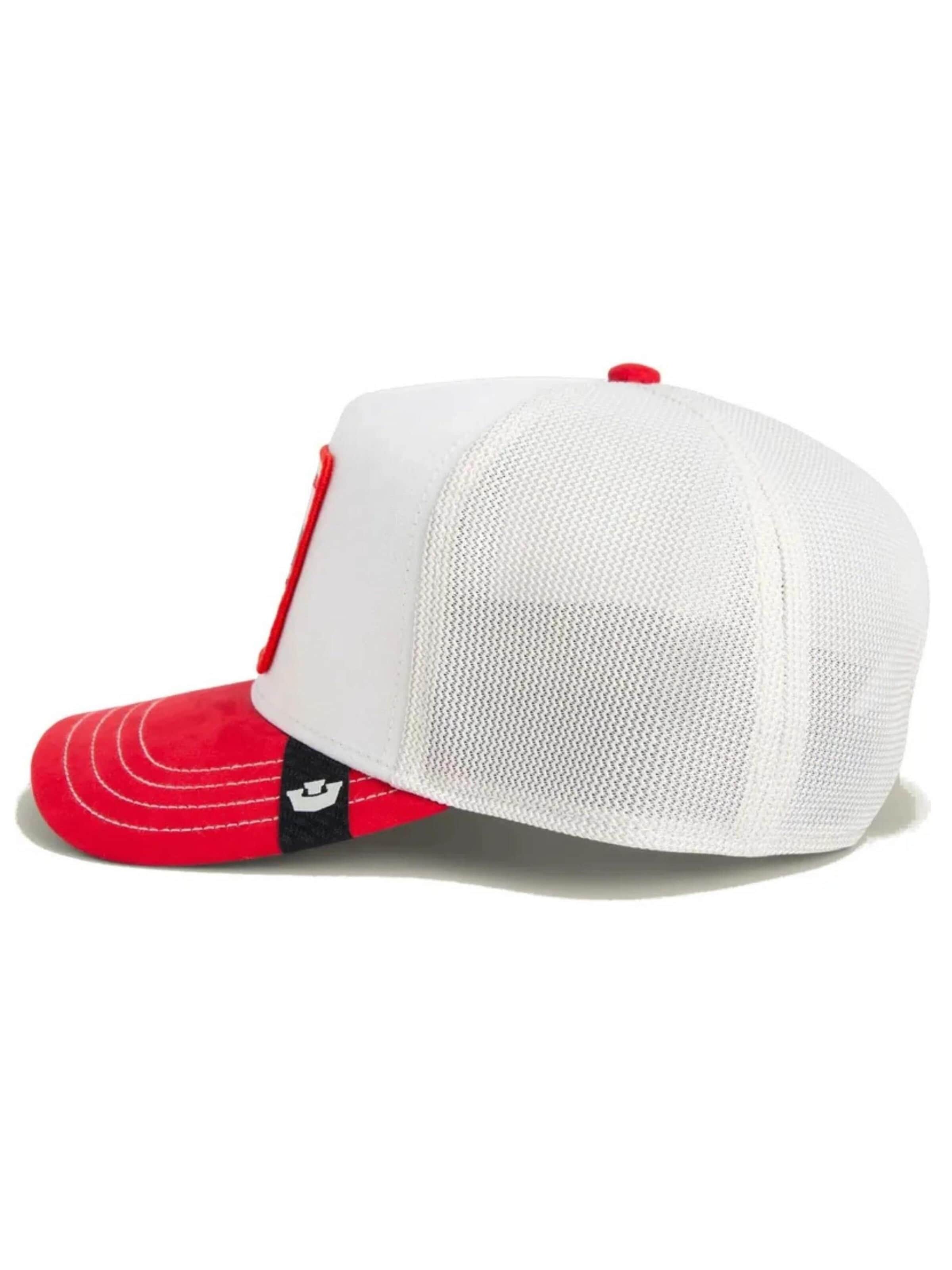 GOORIN Bros. Czapka z daszkiem 'Gorra goorin bros blanca serpiente suede visor snake trucker cap 3' w kolorze biały