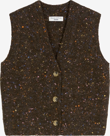 Marc O'Polo Strickweste in Braun: Vorderseite