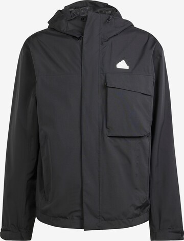 ADIDAS SPORTSWEAR Outdoorjas in Zwart: voorkant