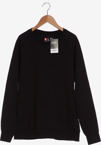 Engelbert Strauss Sweatshirt & Zip-Up Hoodie in L in Black: front