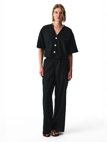 Penti Wide Leg Sporthose 'Jogginghose'‌‌‌‌‌‌‌‌‌‌ in Schwarz