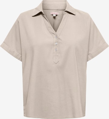 Camicia da donna 'ONLaris' di ONLY in beige: frontale