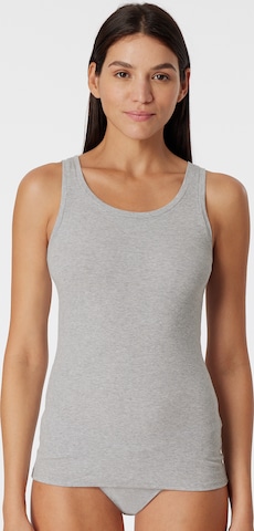 SCHIESSER Tanktop ' Pure Rib ' in Grau: predná strana