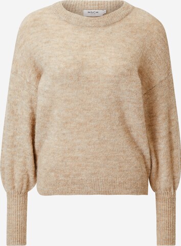 MSCH COPENHAGEN Pullover 'Cheanna' i beige: forside