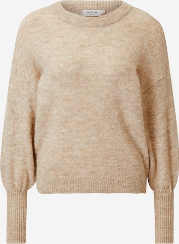 MSCH COPENHAGEN Sweater 'Cheanna' in Beige: front