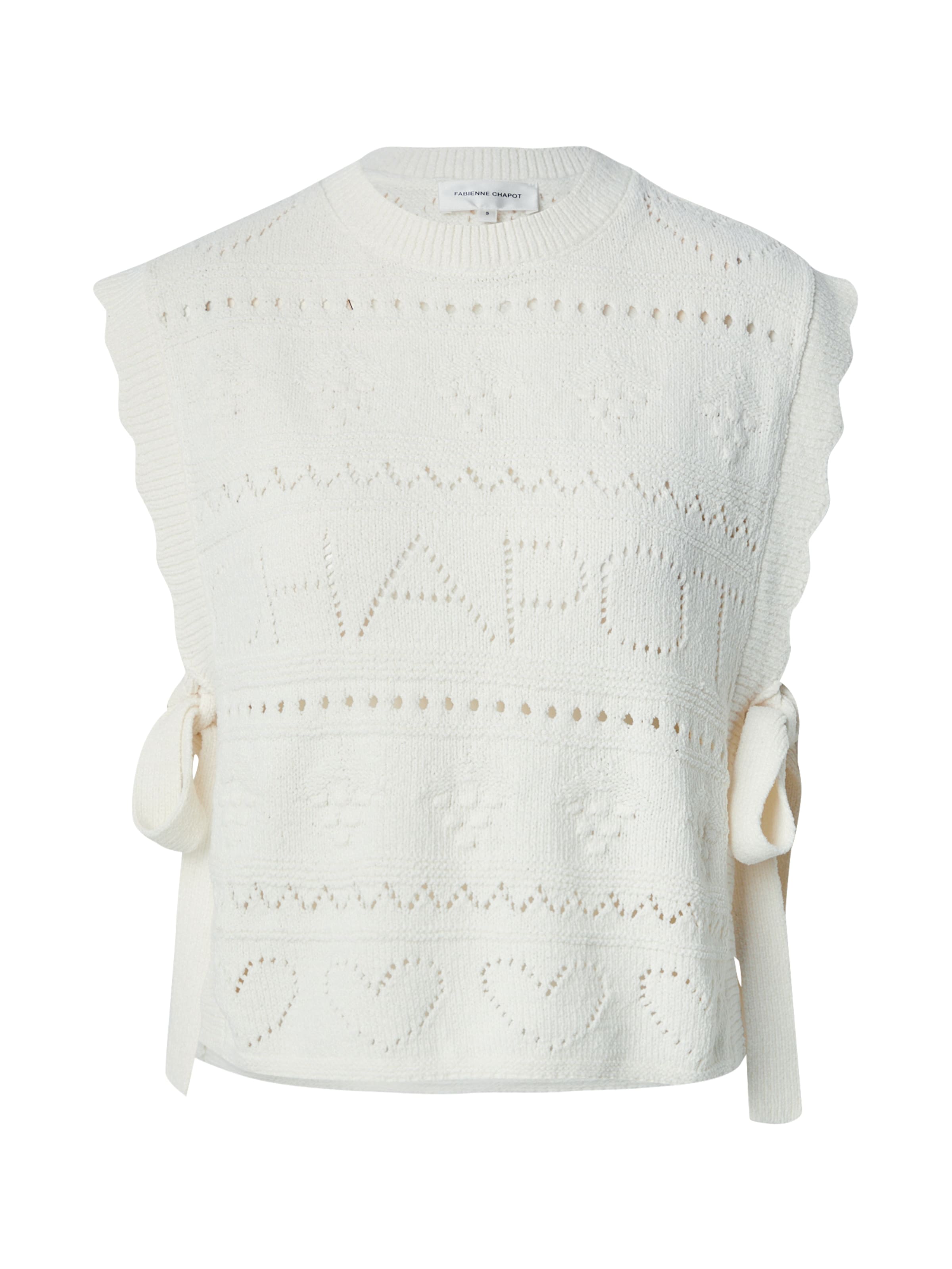 Fabienne Chapot Sveter 'Kamilla' - Béžová: predná strana