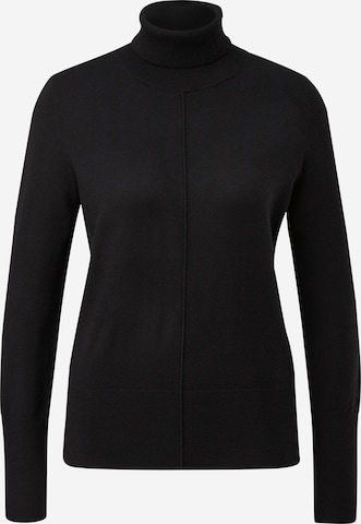 comma casual identity Sweater in Black: front