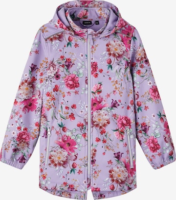 NAME IT Funktionsjacke 'Alfa' in Lila: predná strana