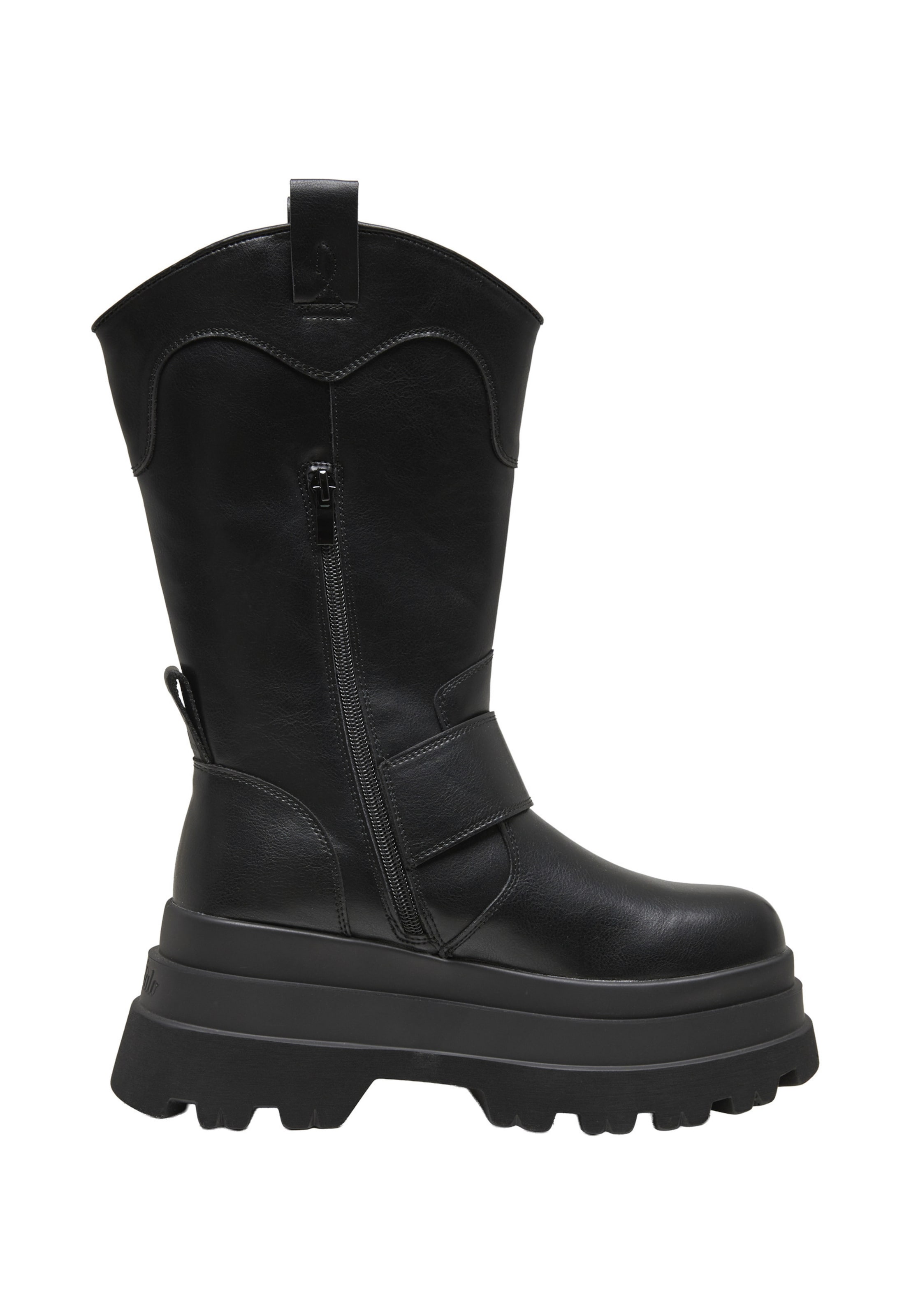 BUFFALO Boots 'Jupiter' in Schwarz