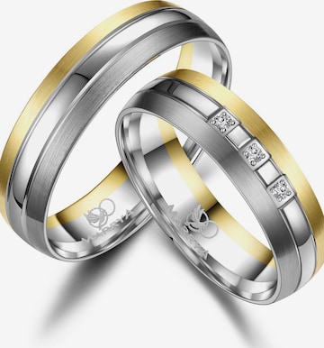 MARRYA Ring 'MARRYA TI-10 Ehering aus Titan' in Silber: Vorderseite