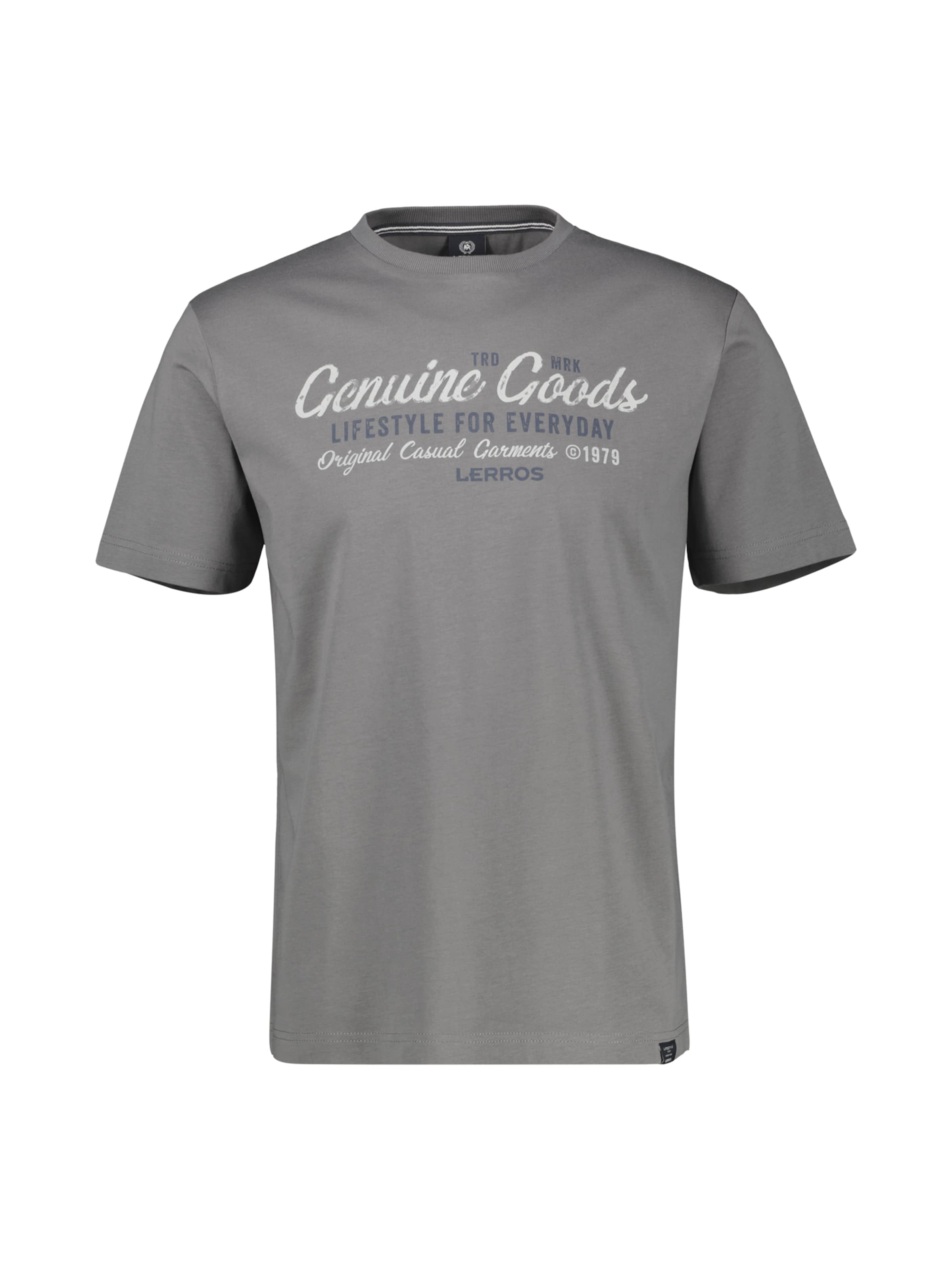LERROS Shirt in Grijs: voorkant