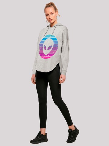 F4NT4STIC Sweatshirt 'Alien Kopf' in Grey