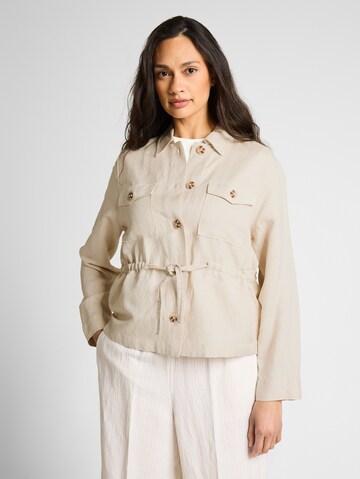TOM TAILOR Tussenjas in Beige: voorkant