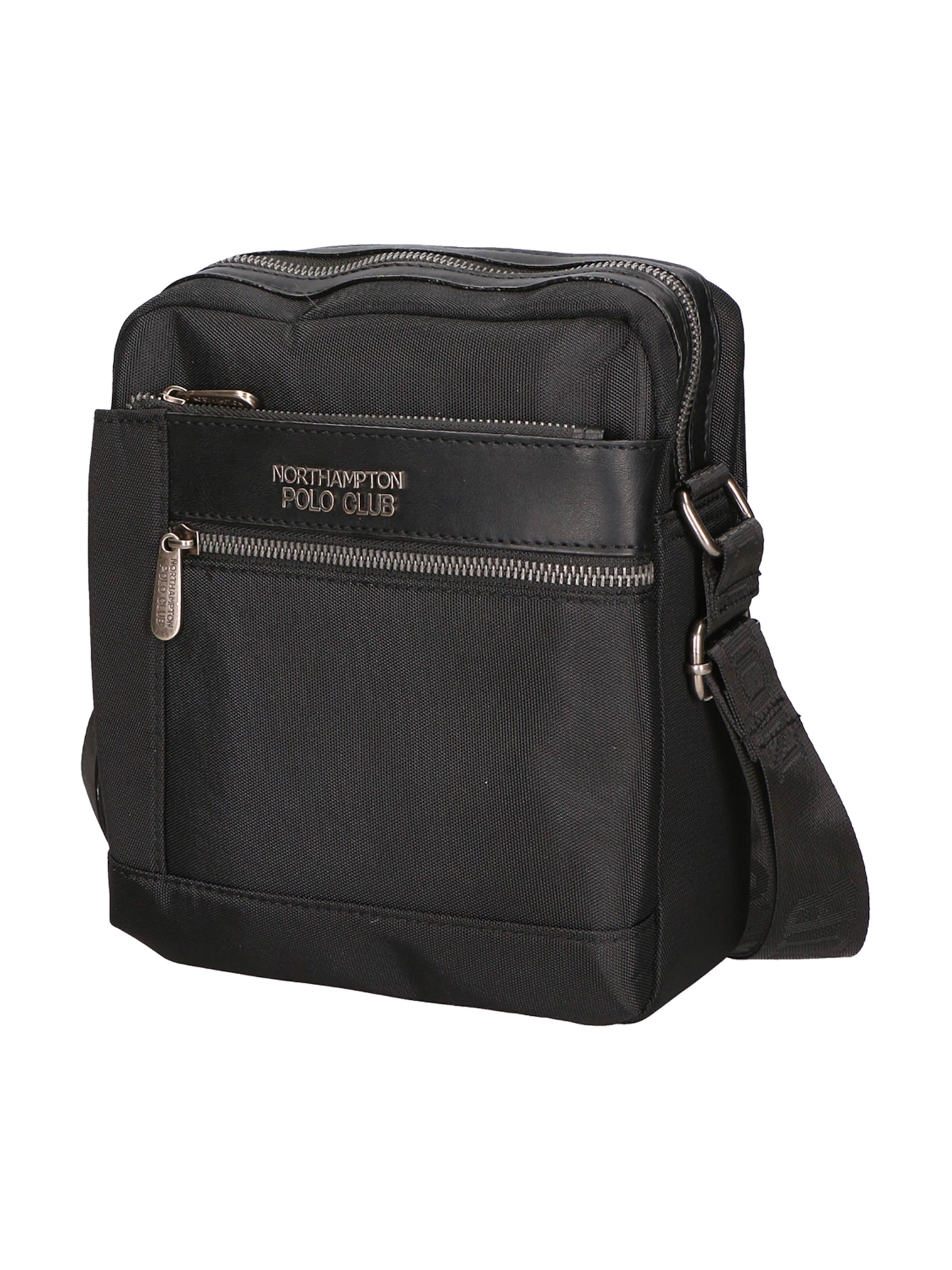 Sac à bandoulière Northampton Polo Club en noir : devant