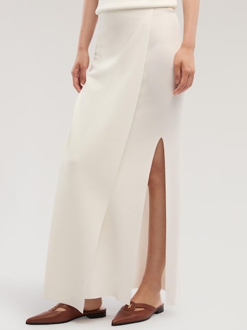 Trussardi - Falda en blanco