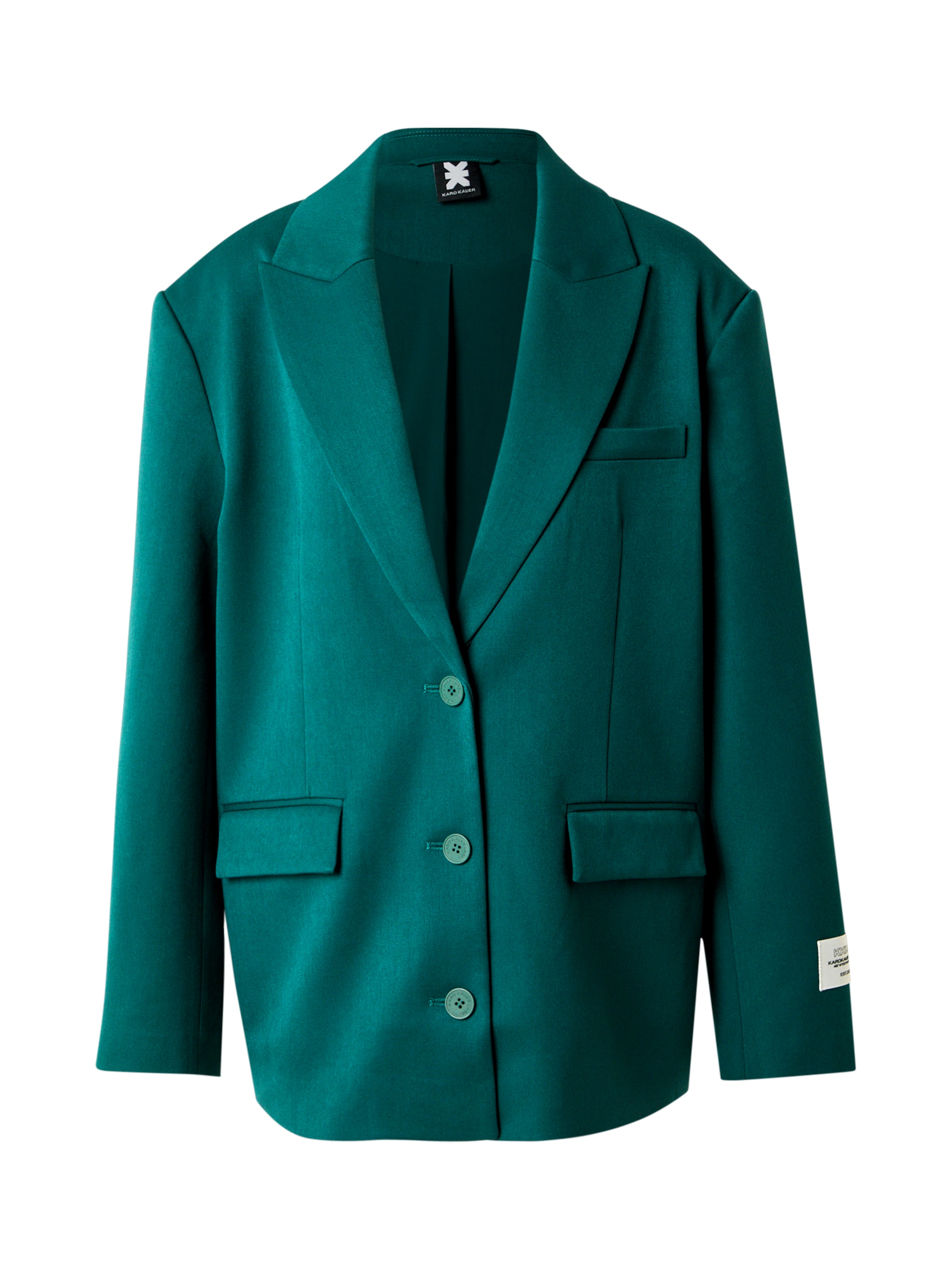 Karo Kauer Marynarka w kolorze zielony: przód