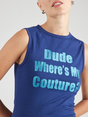 Juicy Couture Топ 'DUDE' в Синий
