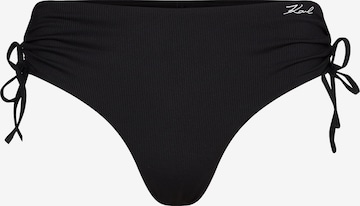 Karl Lagerfeld Bikinihose ' DNA Culottes ' in Schwarz: predná strana