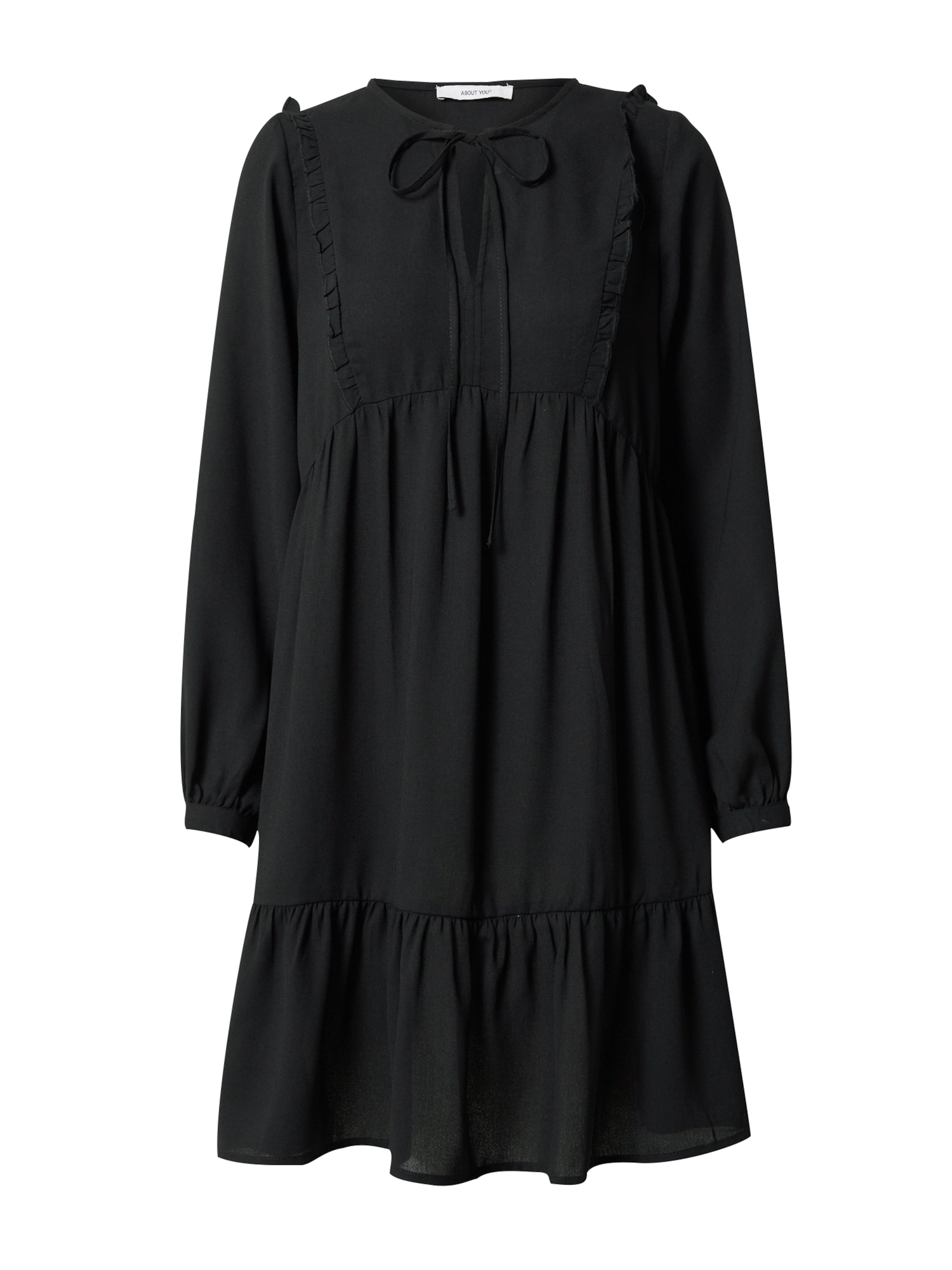 Abito 'Romy' di ABOUT YOU in nero: frontale