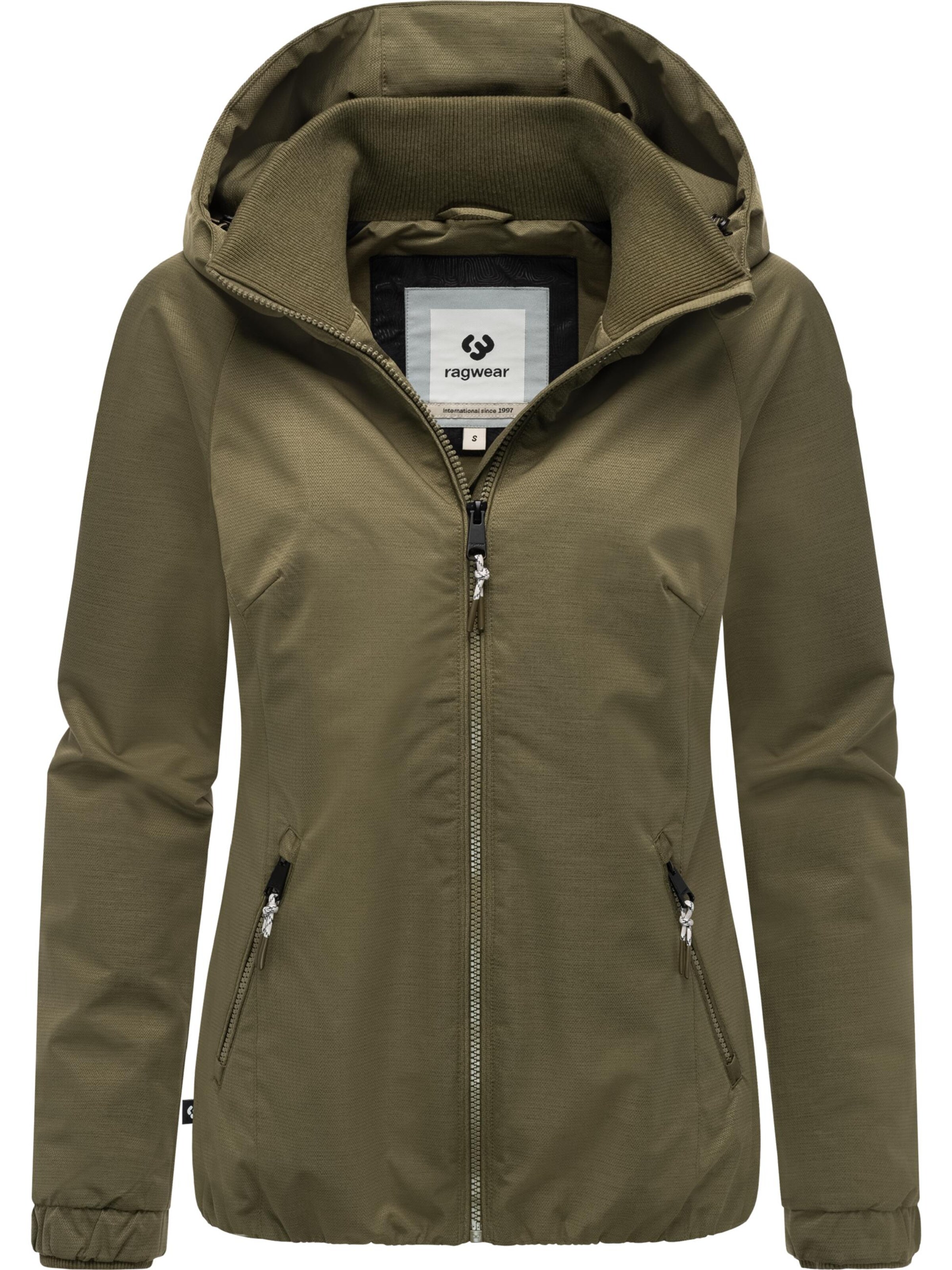 Giacca funzionale 'Dizzie' di Ragwear in verde