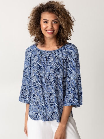 Indiska - Blusa 'Dollie' en azul: frente