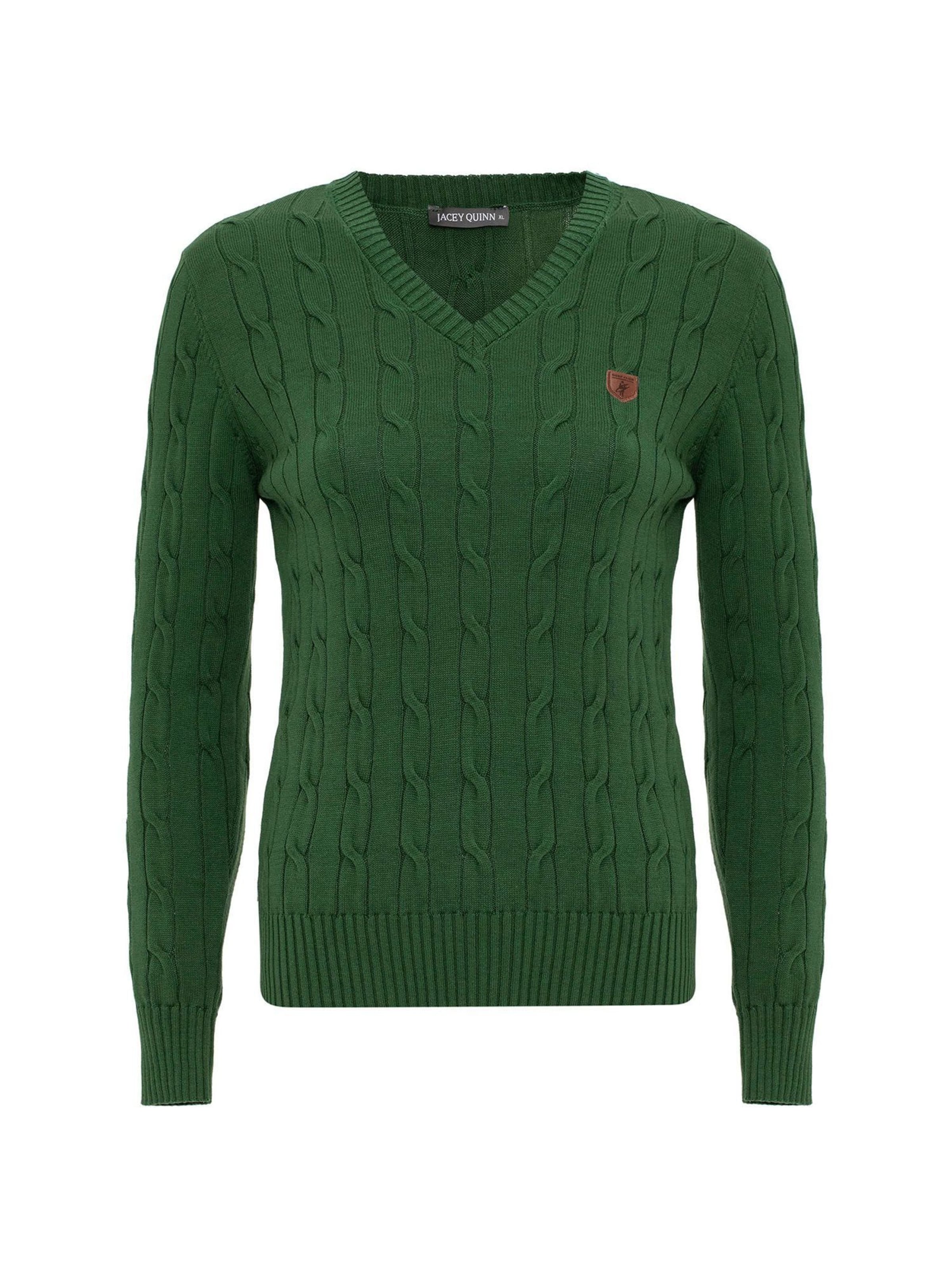 Jacey Quinn Sweater in Green: front