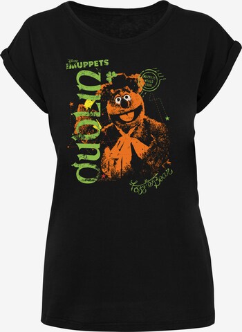 Maglietta 'Disney The Muppets Fozzie Bear In Dublin' di F4NT4STIC in nero: frontale