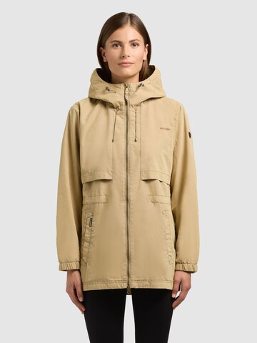 khujo Between-Season Jacket 'RANIA' in Brown: front
