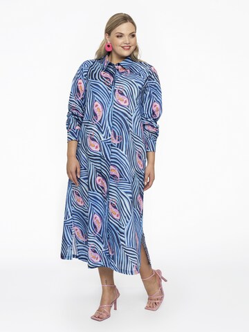 YOEK Kleid in Blau