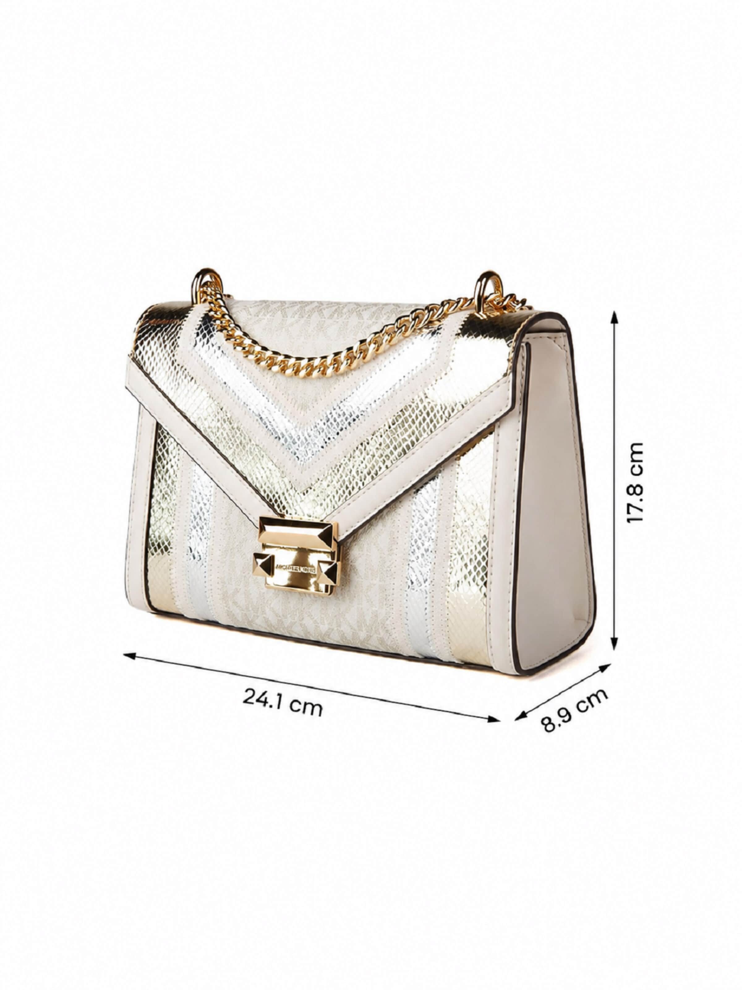 Michael Kors Schoudertas in Goud
