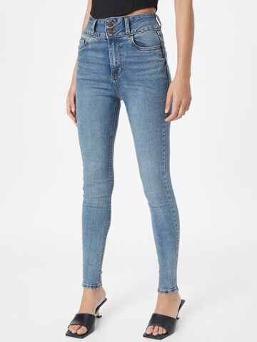 Skinny Jeans de la NEW LOOK pe albastru: față