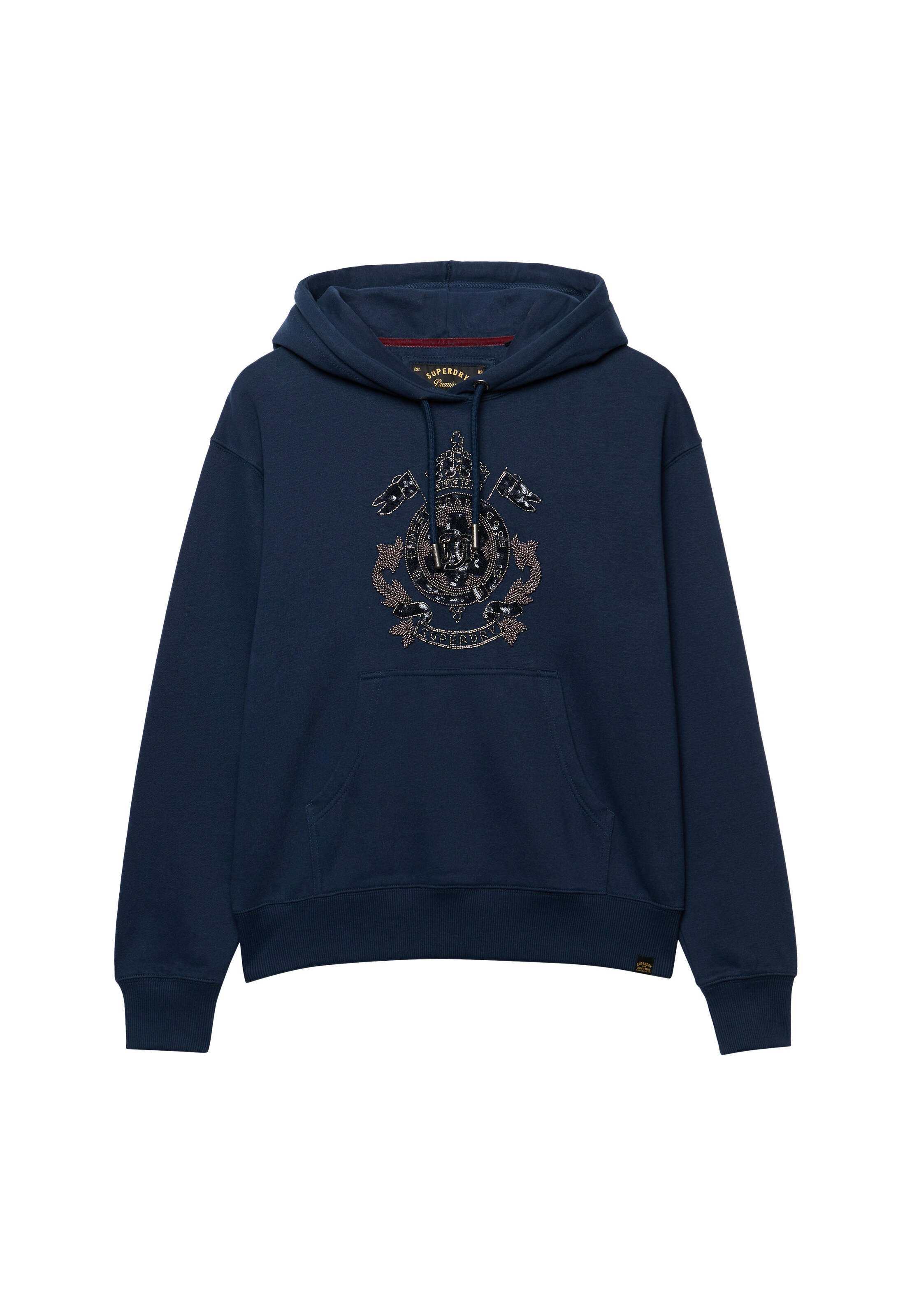 Superdry & Co Sweatshirt in Blauw: voorkant