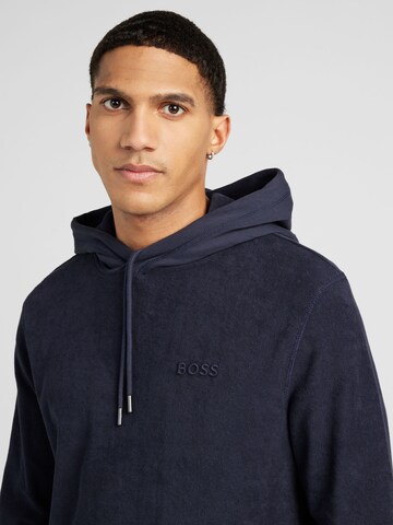 BOSS Sweatshirt 'Wetowelhood' in Blue