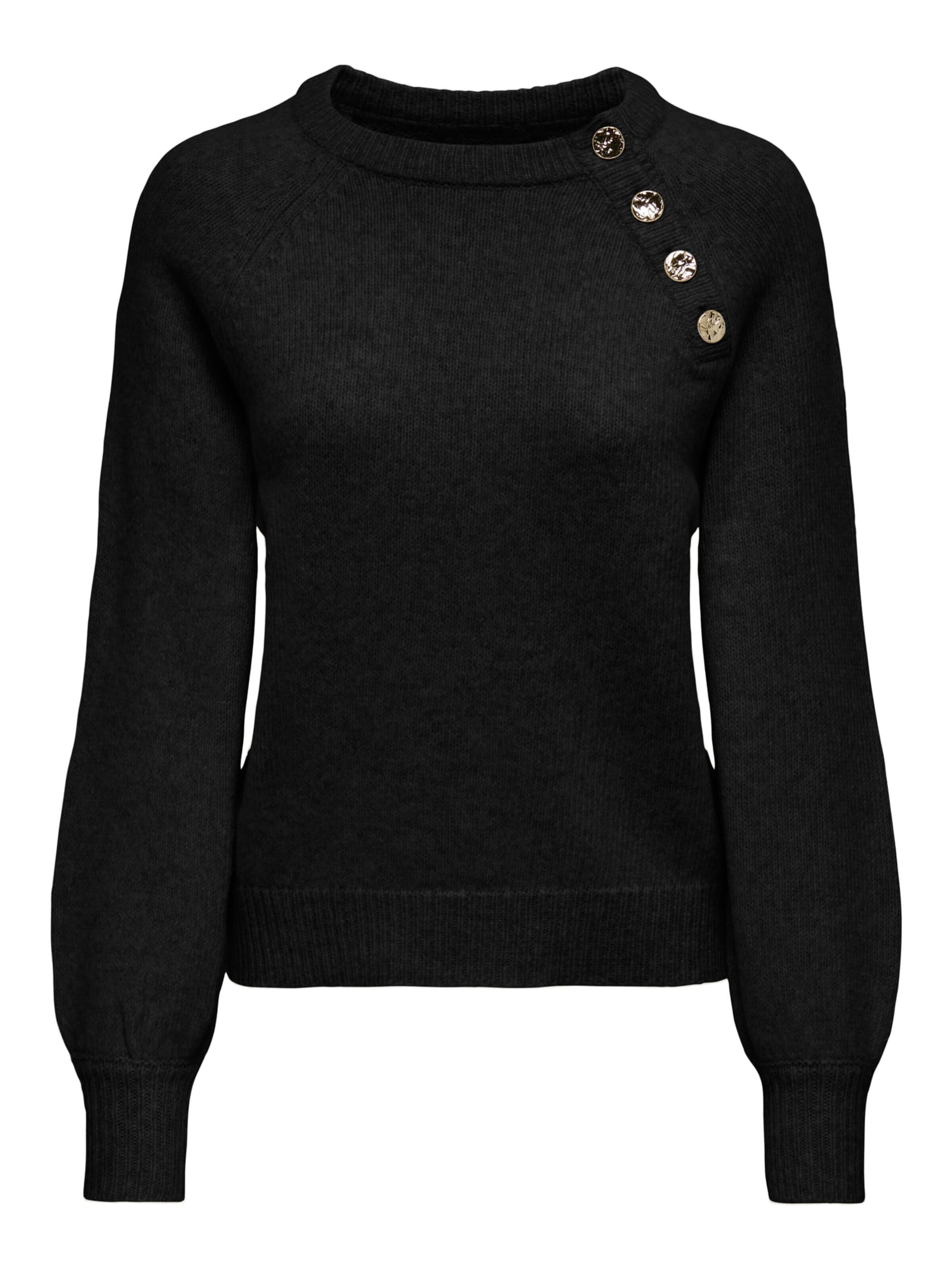 ONLY Sweater 'Emma' in Black: front