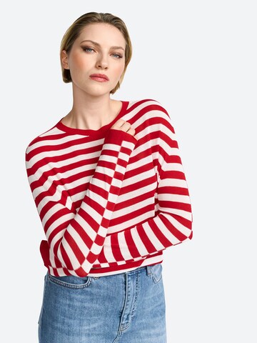 Pull-over Rich & Royal en rouge : devant