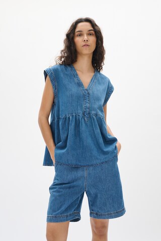 InWear Loosefit Broek 'Dacey' in Blauw: voorkant