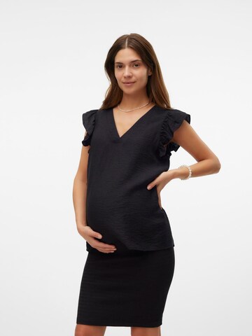 Vero Moda Maternity Bluse 'NATJA' in Schwarz