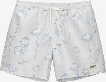 Shorts de bain Pull&Bear en gris : devant