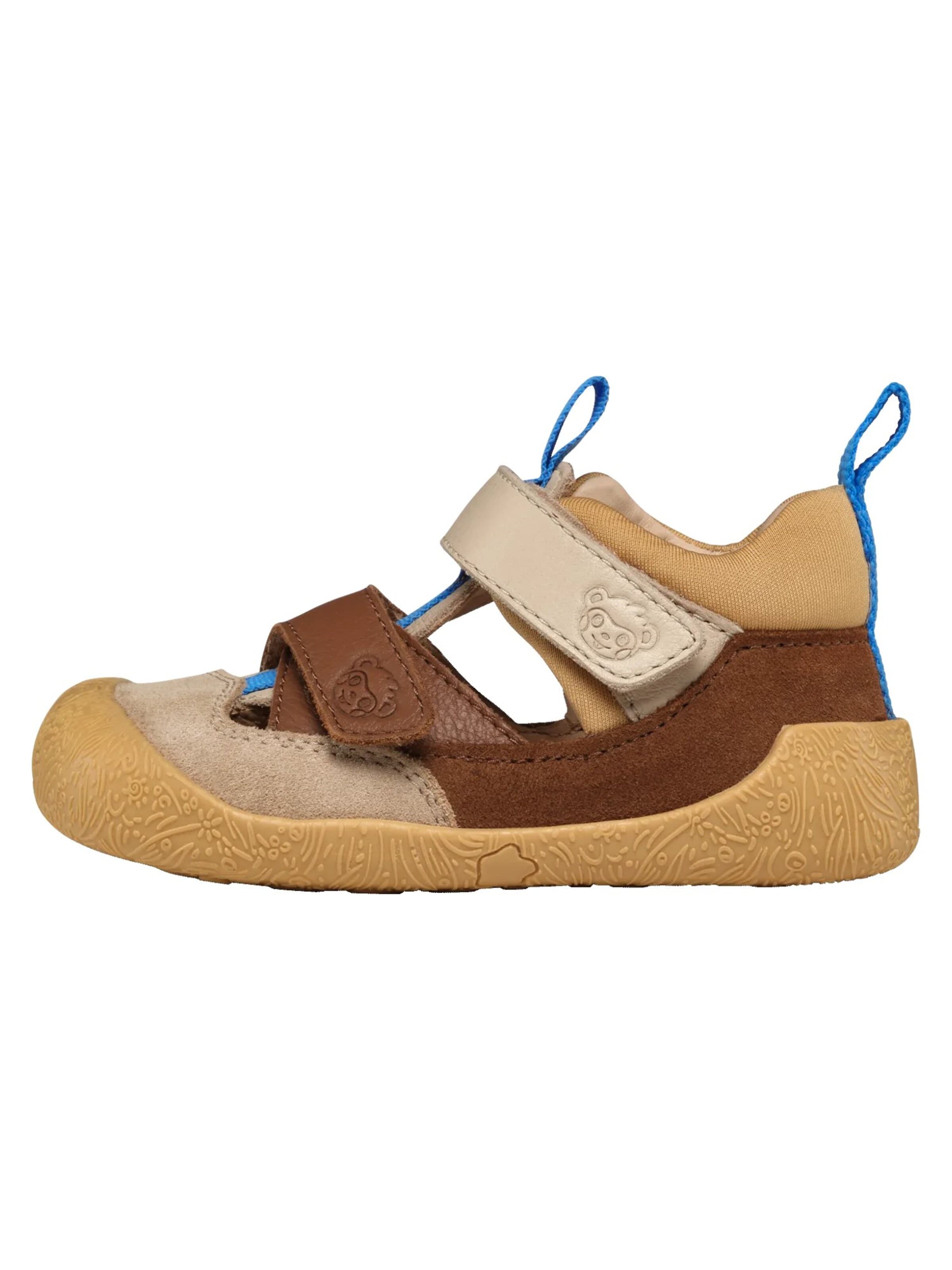 Affenzahn Sandals 'Sandale Leder Freely' in Beige: front
