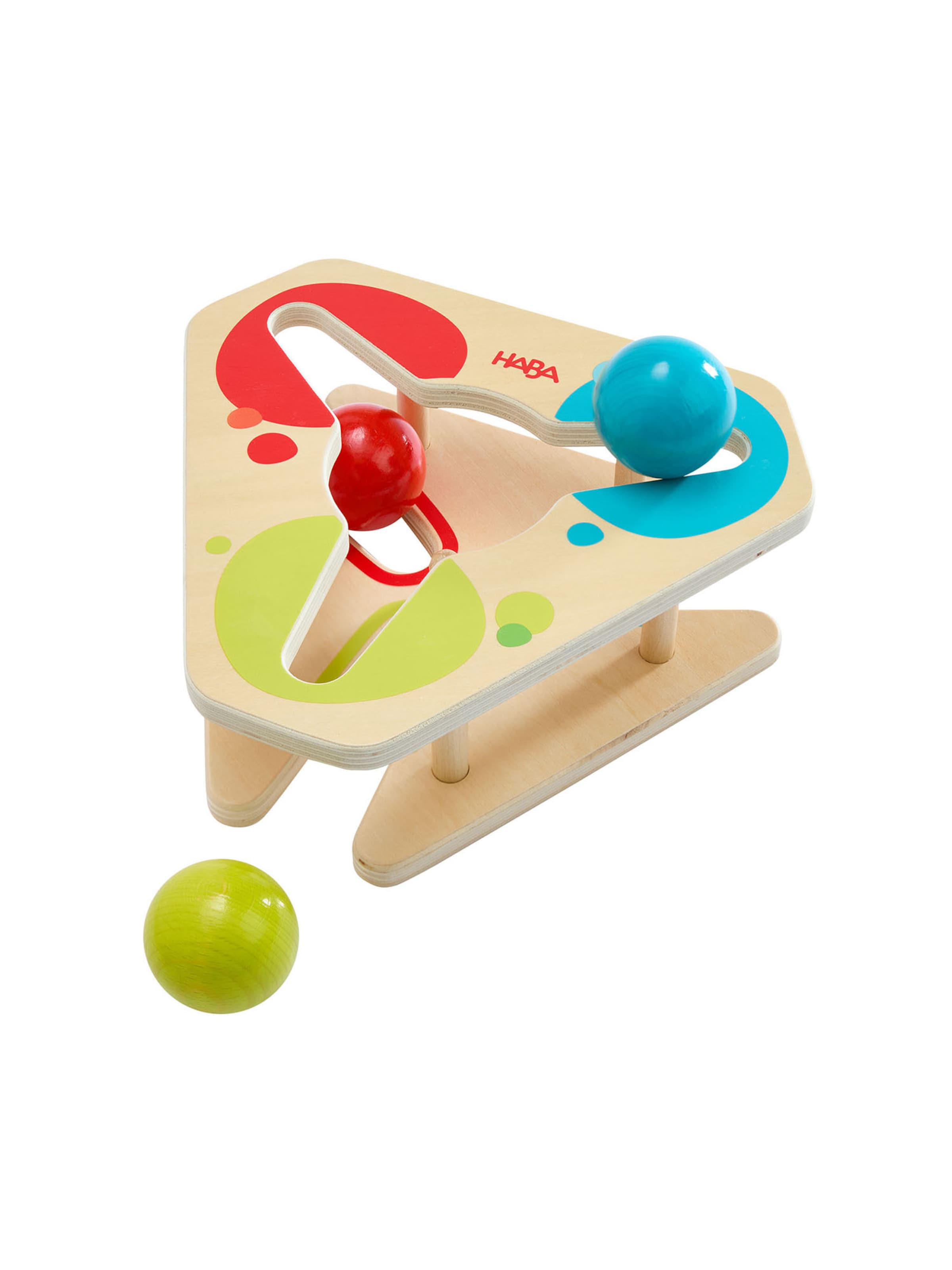 HABA Spel 'Stand-Kugelbahn Farbrollerei' in Gemengde kleuren