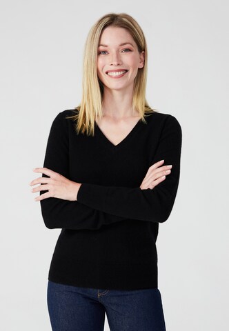 Style Republic Kaschmir Pullover in Schwarz: Vorderseite