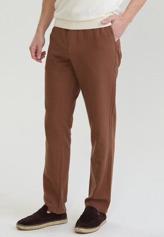 Felix Hardy Slimfit Παντελόνι σε καφέ