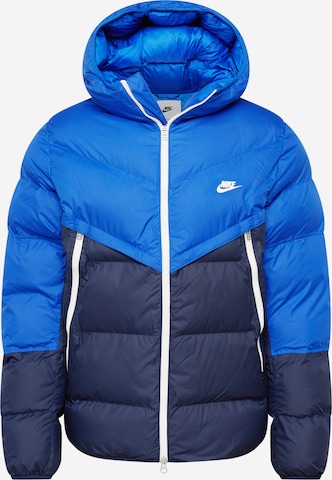 Nike Sportswear Zimska jakna | modra barva: sprednja stran