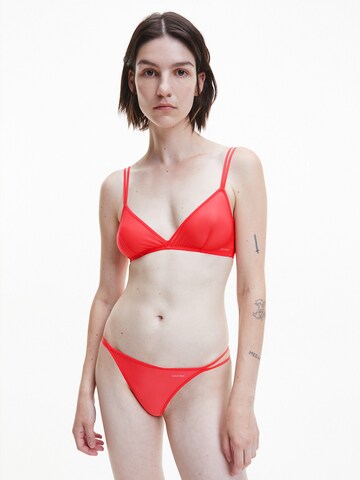 Calvin Klein Underwear String in Rood