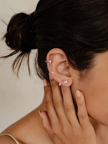 Hey Happiness Ohrringe 'Chain Cuff'‌‌‌‌‌‌‌ in Silber