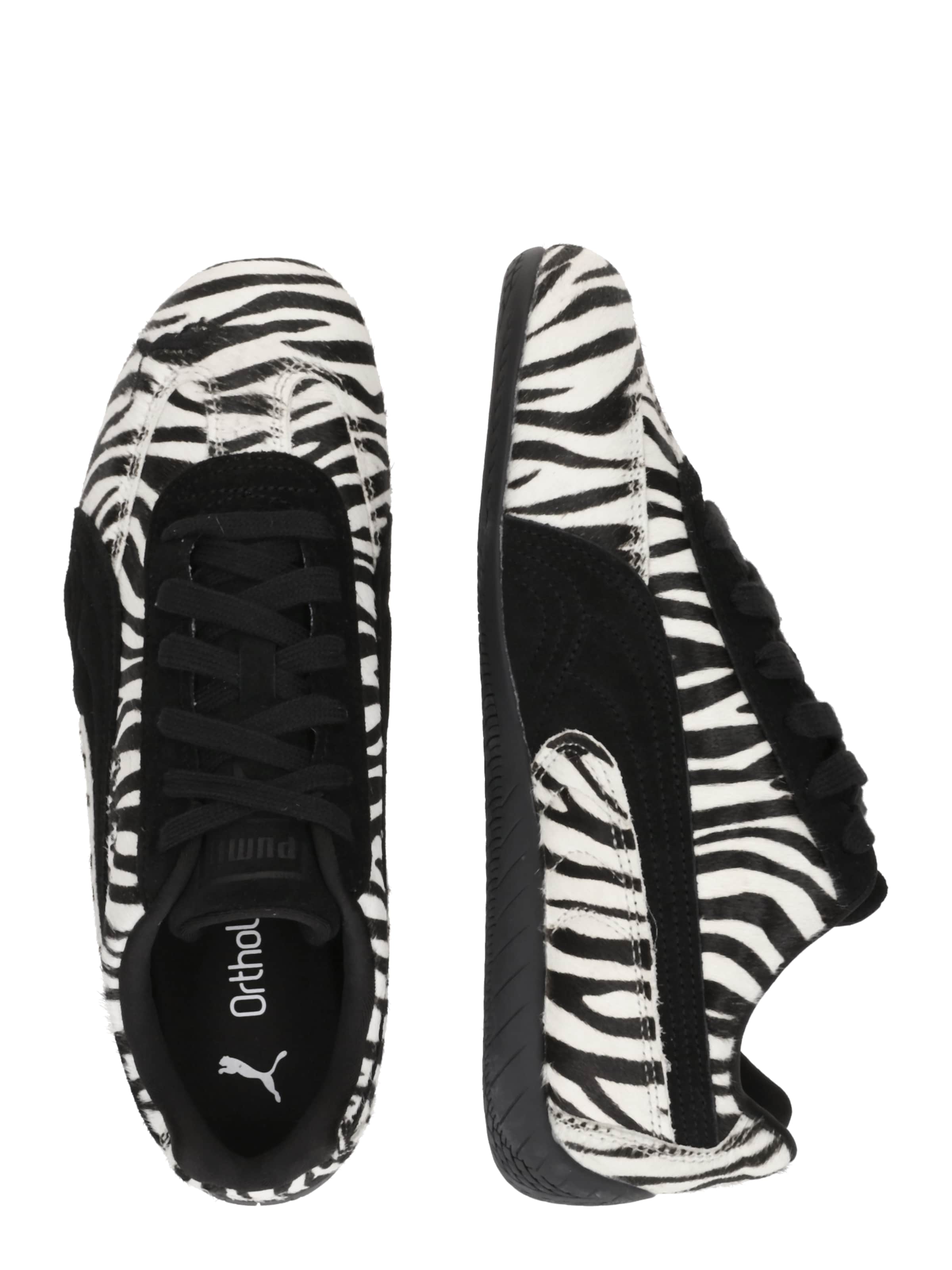 PUMA Низкие кроссовки 'Speedcat Zebra' в Белый