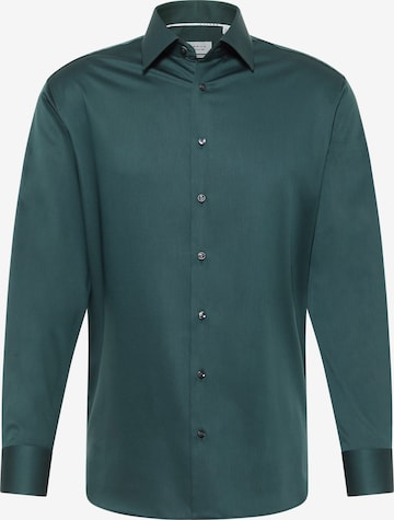 ETERNA Zakelijk overhemd in Groen: voorkant