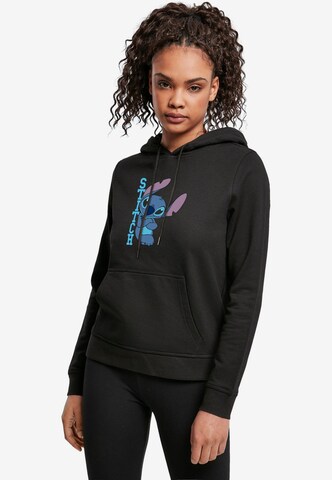 ABSOLUTE CULT Sweatshirt 'Lilo And Stitch - Posing' in Black: front