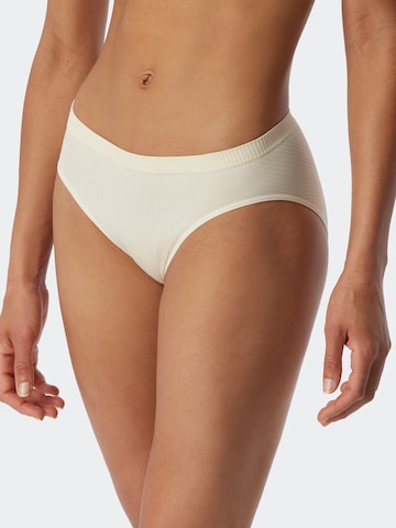 SCHIESSER Slip ' Seamless Rib ' in Yellow: front
